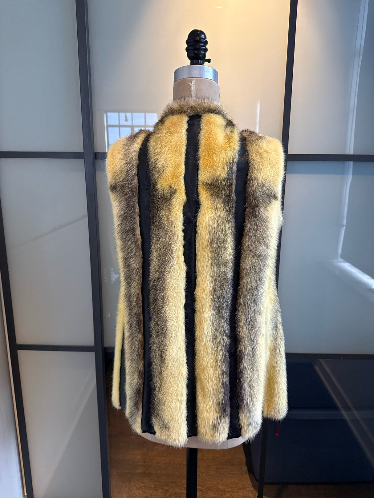 Bob Greene for Irene of New York Leather & Fur Vest