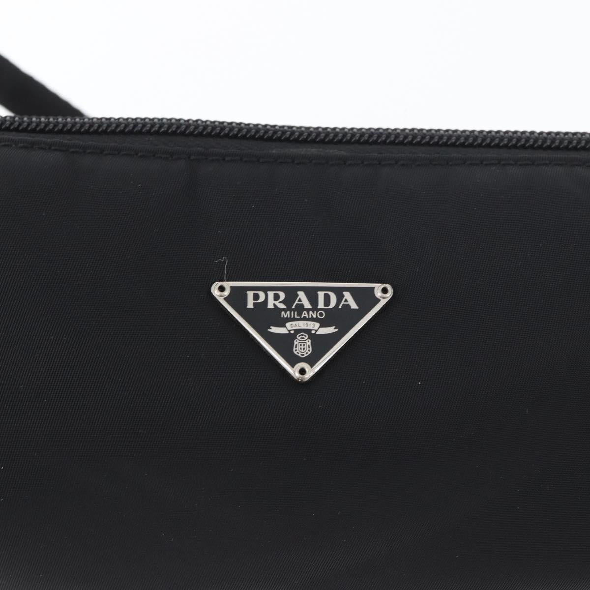Prada Nylon Pochette Black