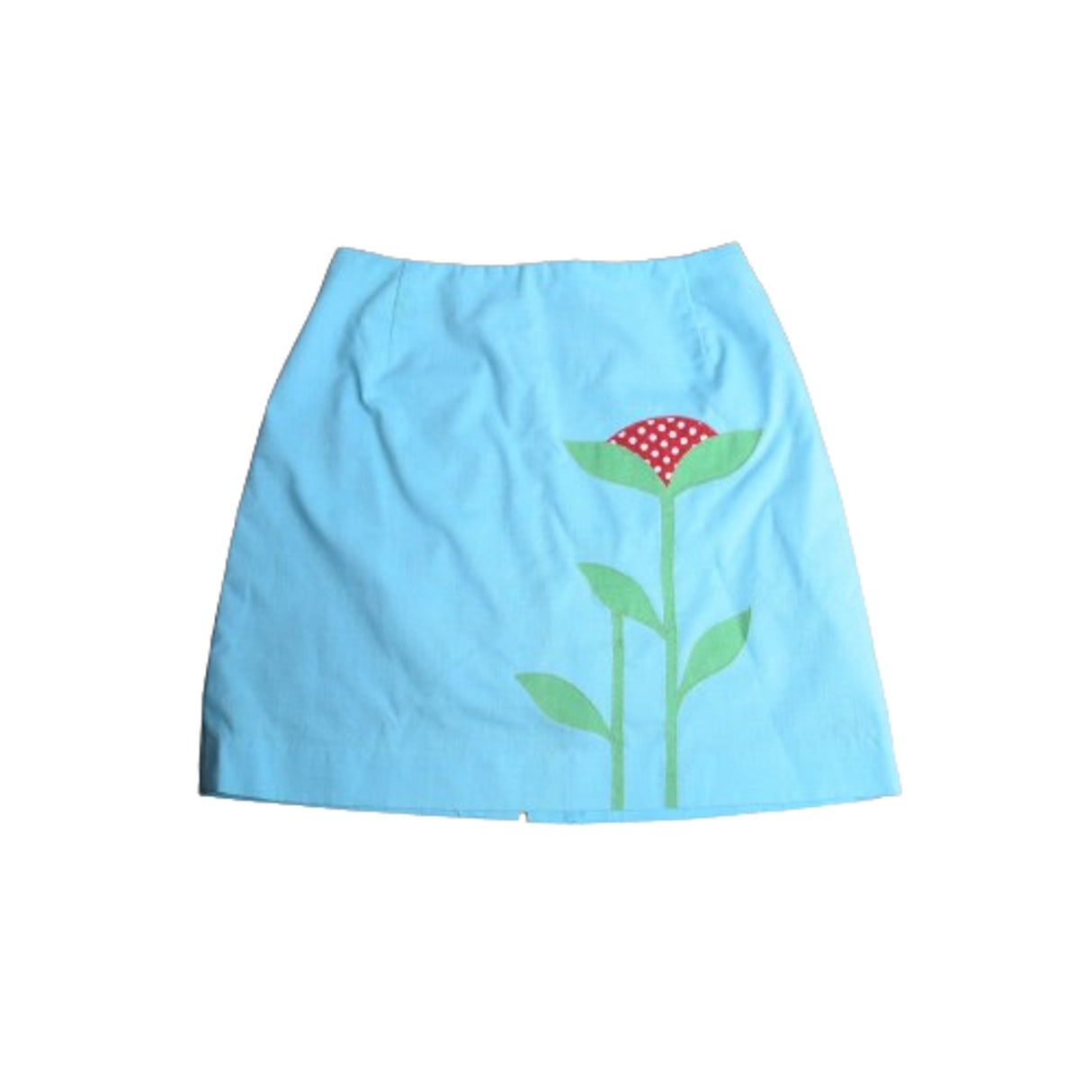 Blue Summer Flower Skort