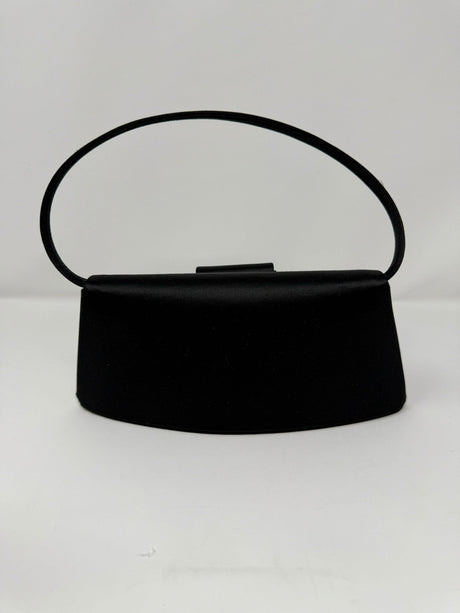 Christian Lacroix Black Silk Satin Evening Bag