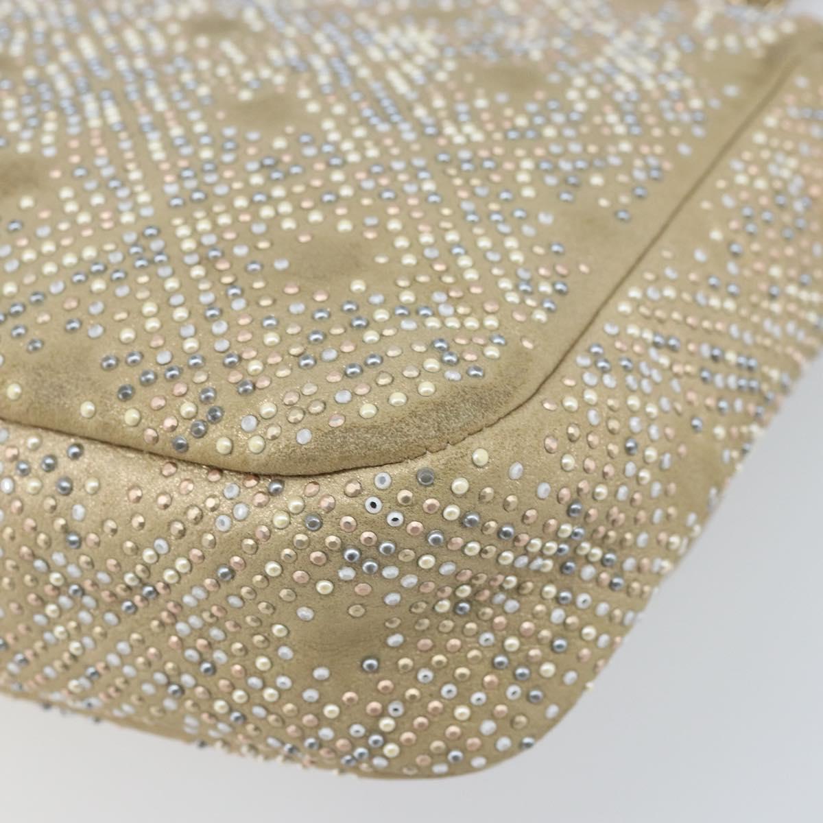 Chanel Embellished Gold Flap Bag
