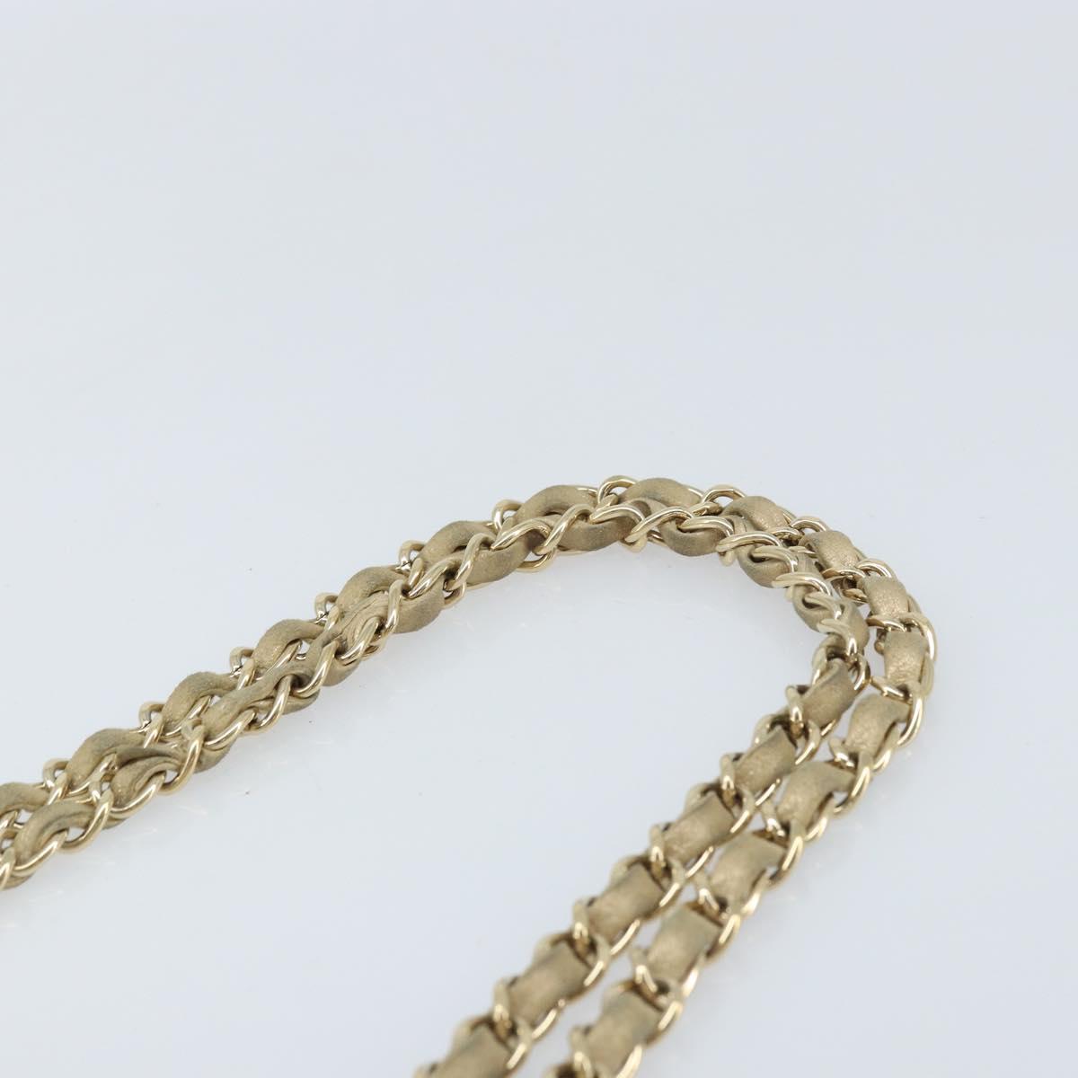 Chanel Embellished Gold Flap Bag