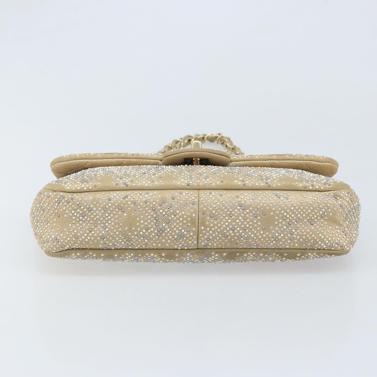 Chanel Embellished Gold Flap Bag