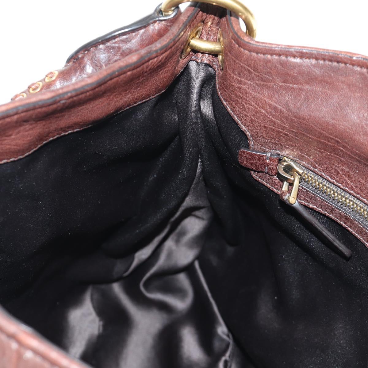 Miu Miu Studded Matelassé Leather Hobo Bag