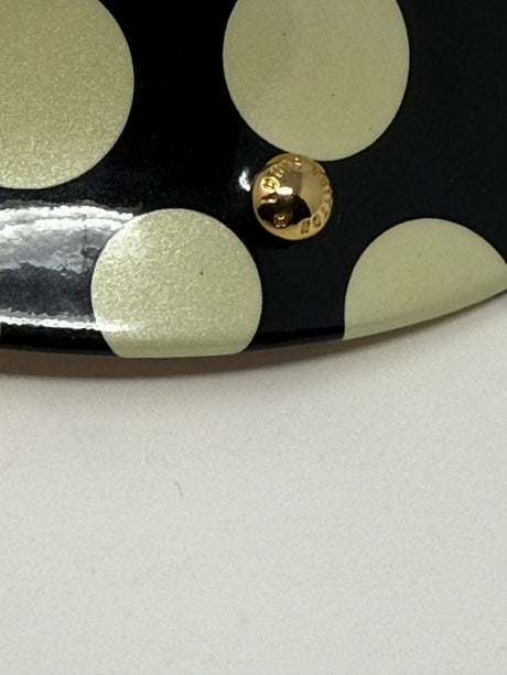 Louis Vuitton x Yayoi Kusama Black & White Polka Dot Peter Pan Collar Choker