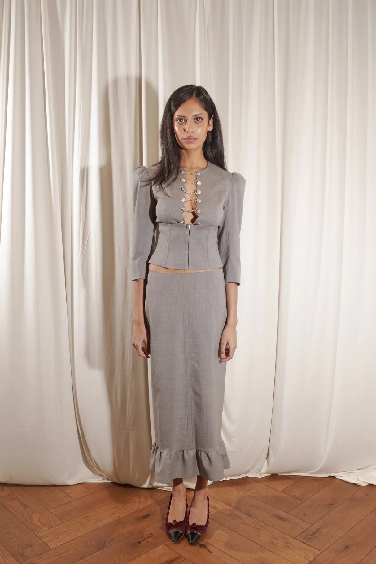 Dollmaker Midi Skirt
