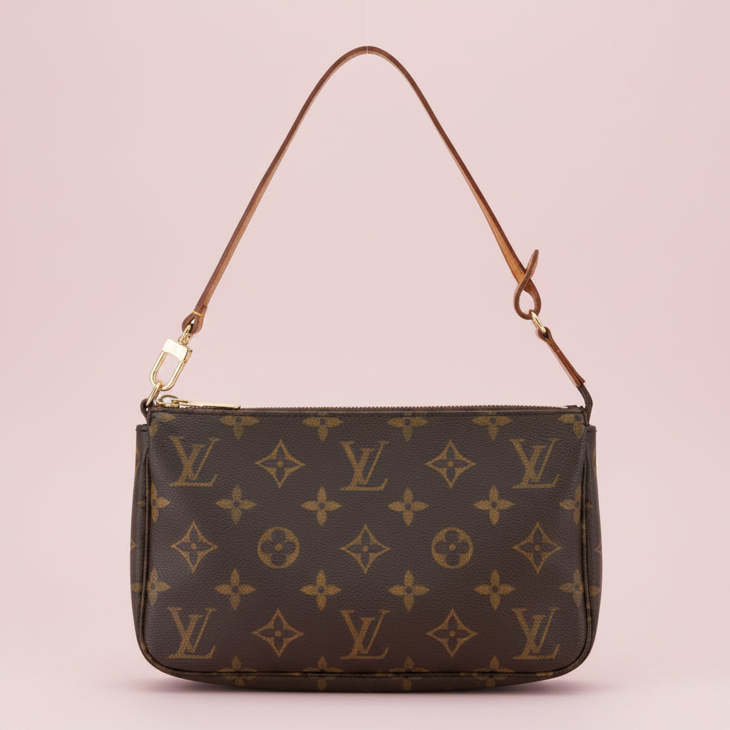 #66 Louis Vuitton Monogram Pochette