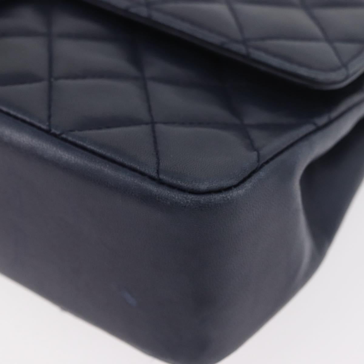 Chanel Double Flap Navy lambskin Gold Hardware SOLD custom order