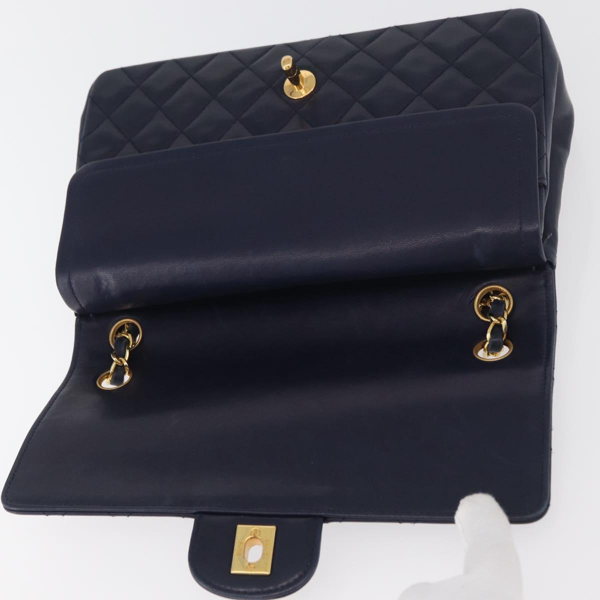 Chanel Double Flap Navy lambskin Gold Hardware SOLD custom order