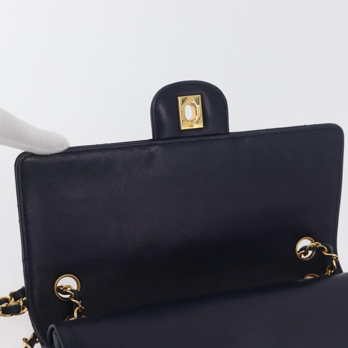 Chanel Double Flap Navy lambskin Gold Hardware SOLD custom order