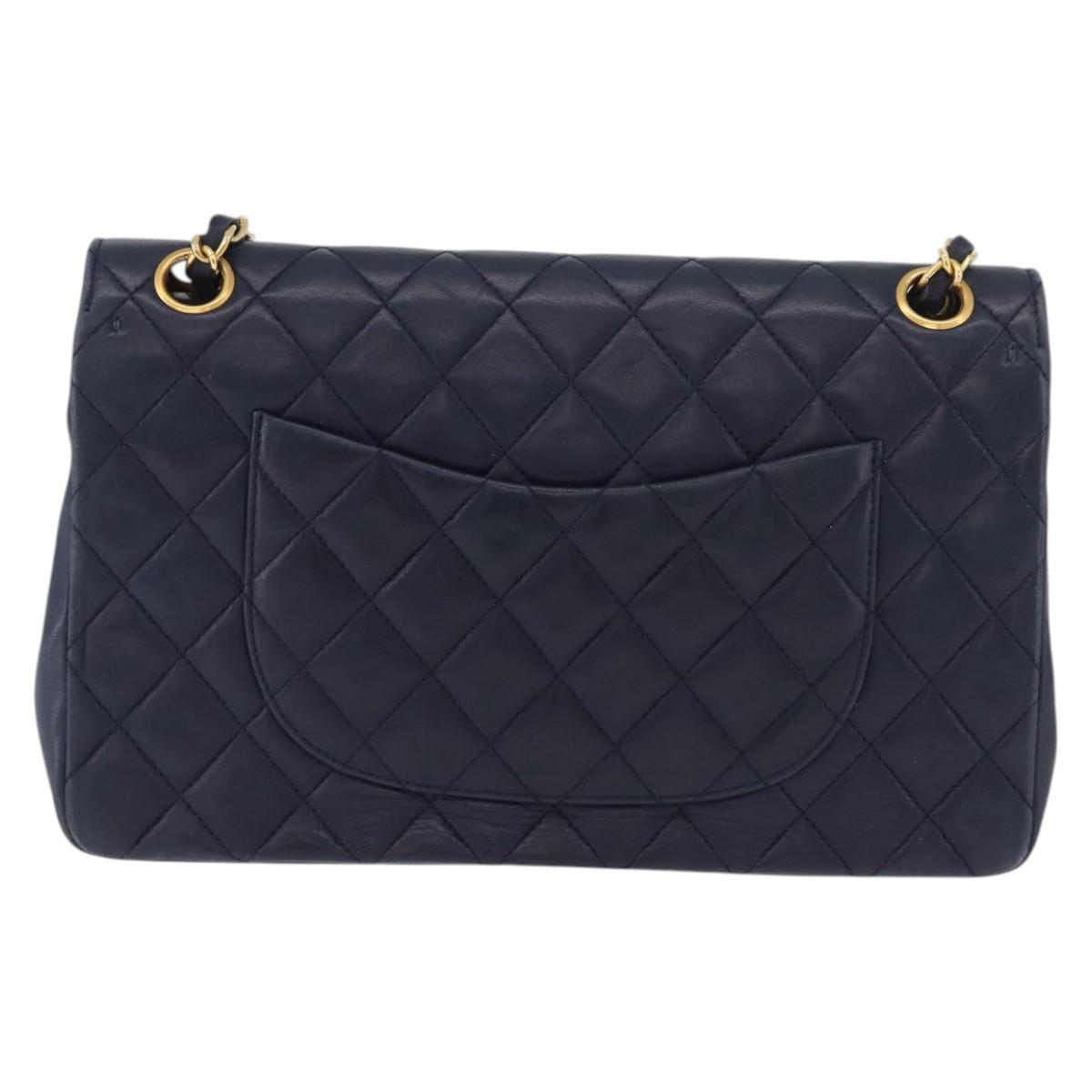 Chanel Double Flap Navy lambskin Gold Hardware SOLD custom order