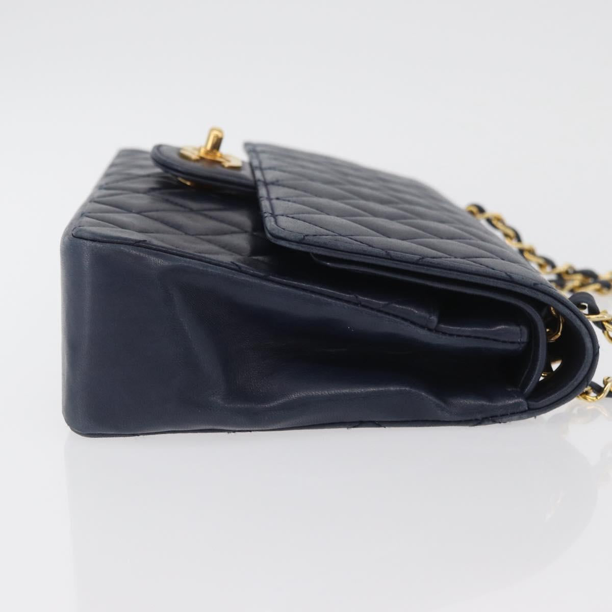 Chanel Double Flap Navy lambskin Gold Hardware SOLD custom order