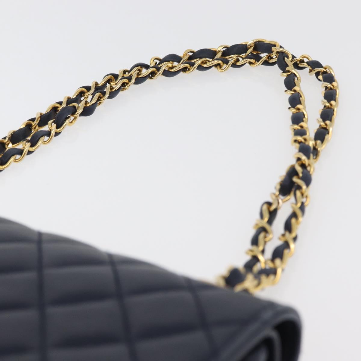 Chanel Double Flap Navy lambskin Gold Hardware SOLD custom order