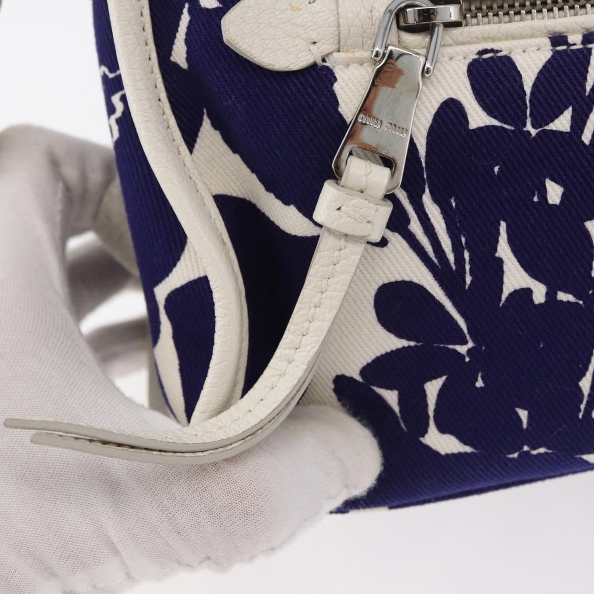 Miu Miu Floral Print Canvas Bag