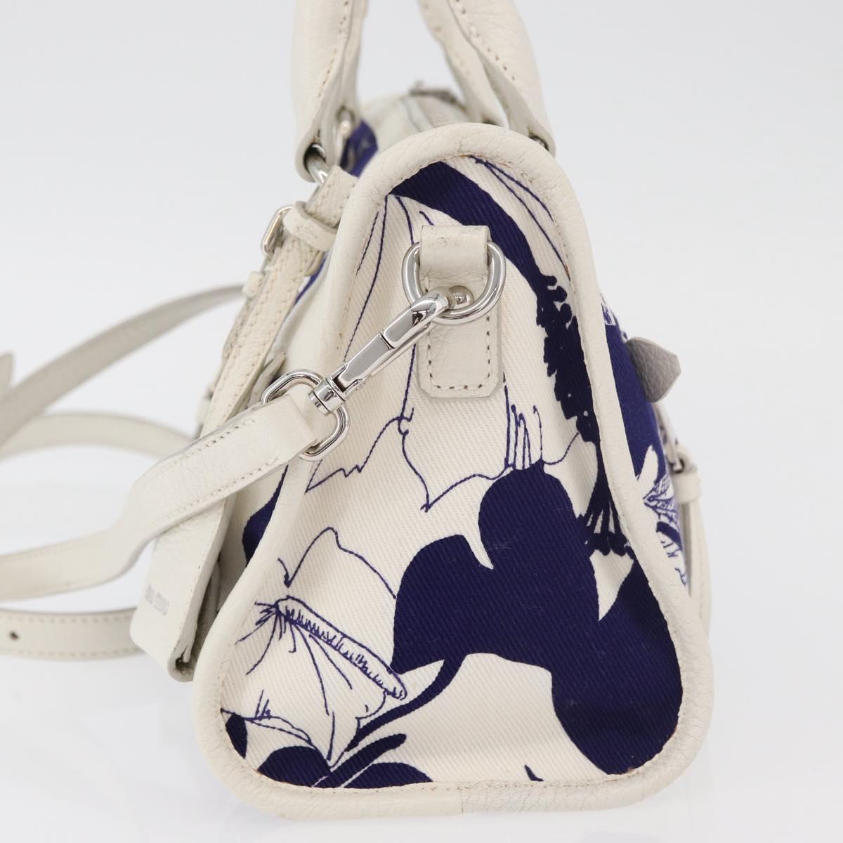 Miu Miu Floral Print Canvas Bag