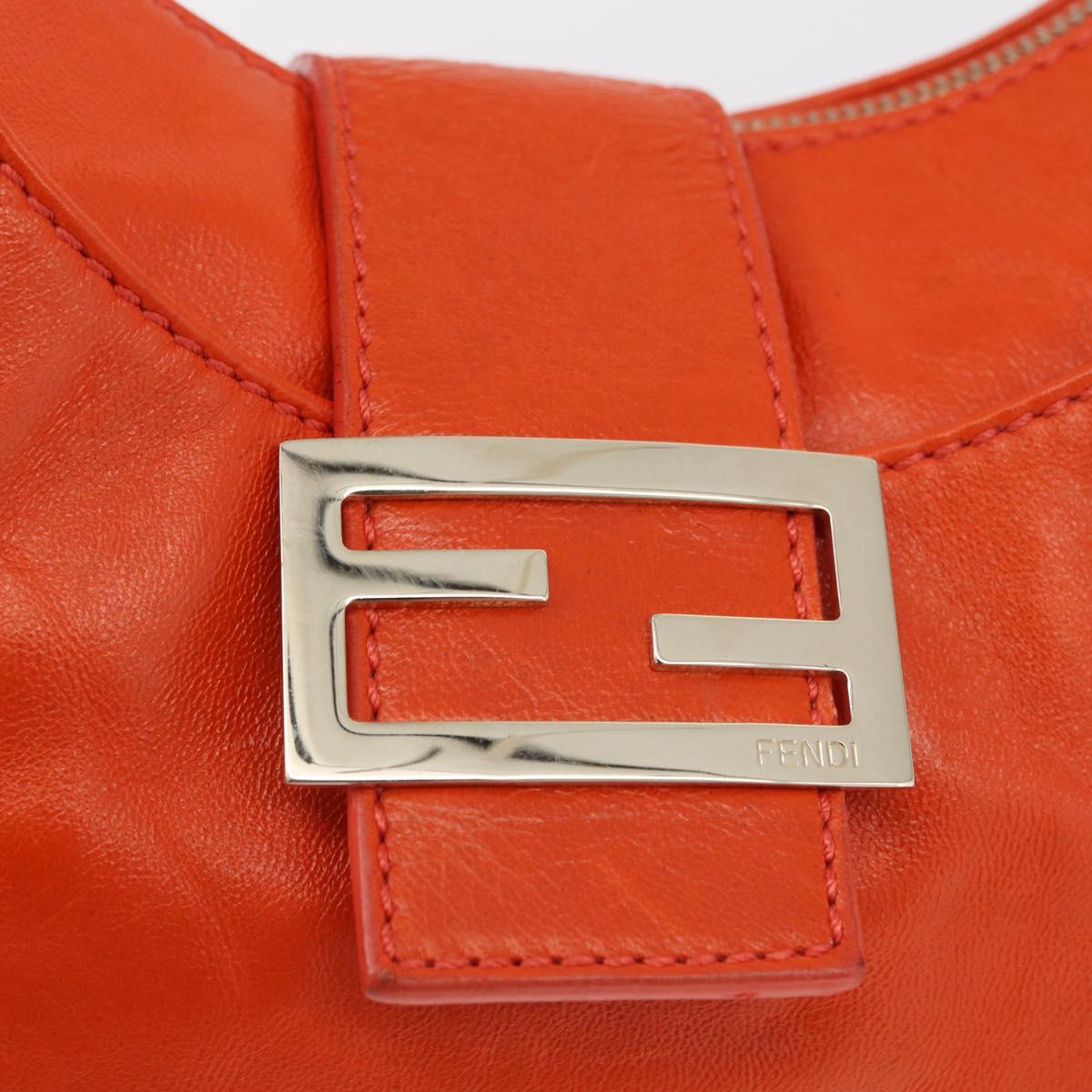 Fendi Mia Hobo Bag FF Buckle Hardware Silver