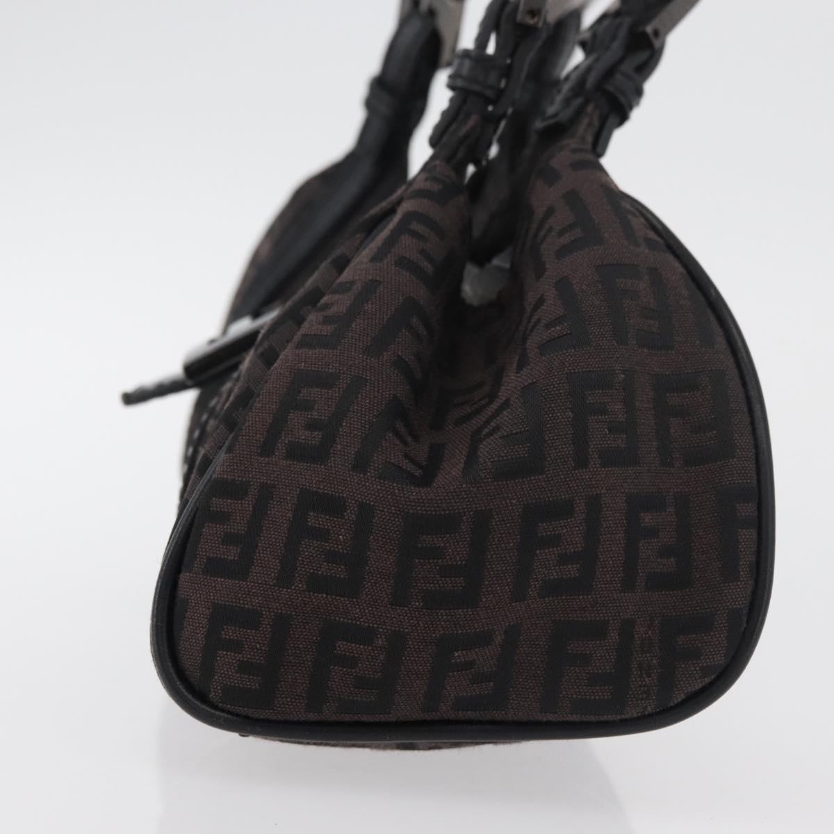 Fendi Zucchino Mia Hobo Bag Black
