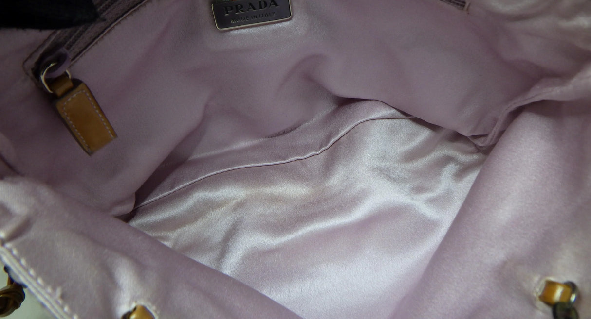 Prada Pink Iridescent Sequin Shoulder Bag