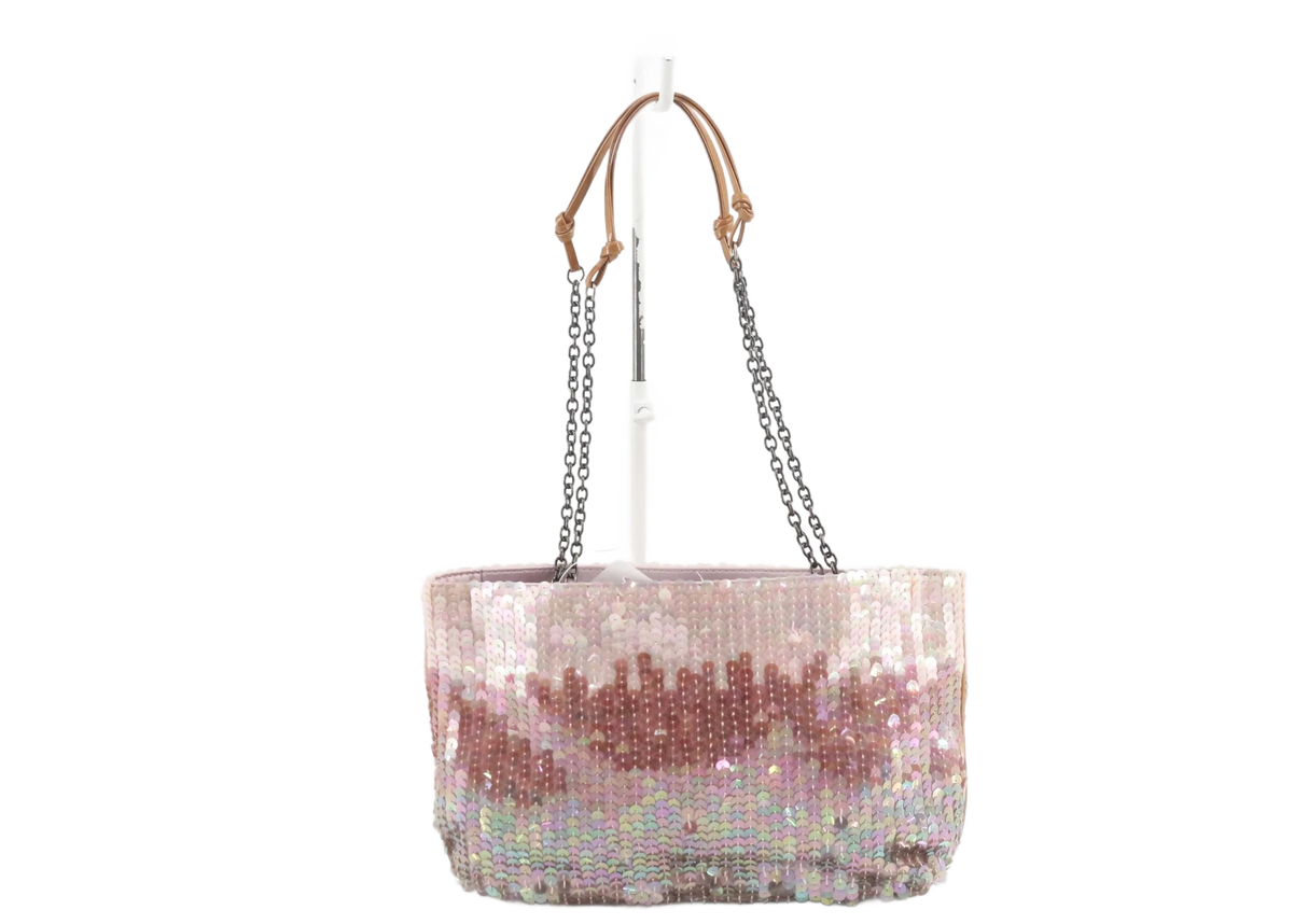 Prada Pink Iridescent Sequin Shoulder Bag