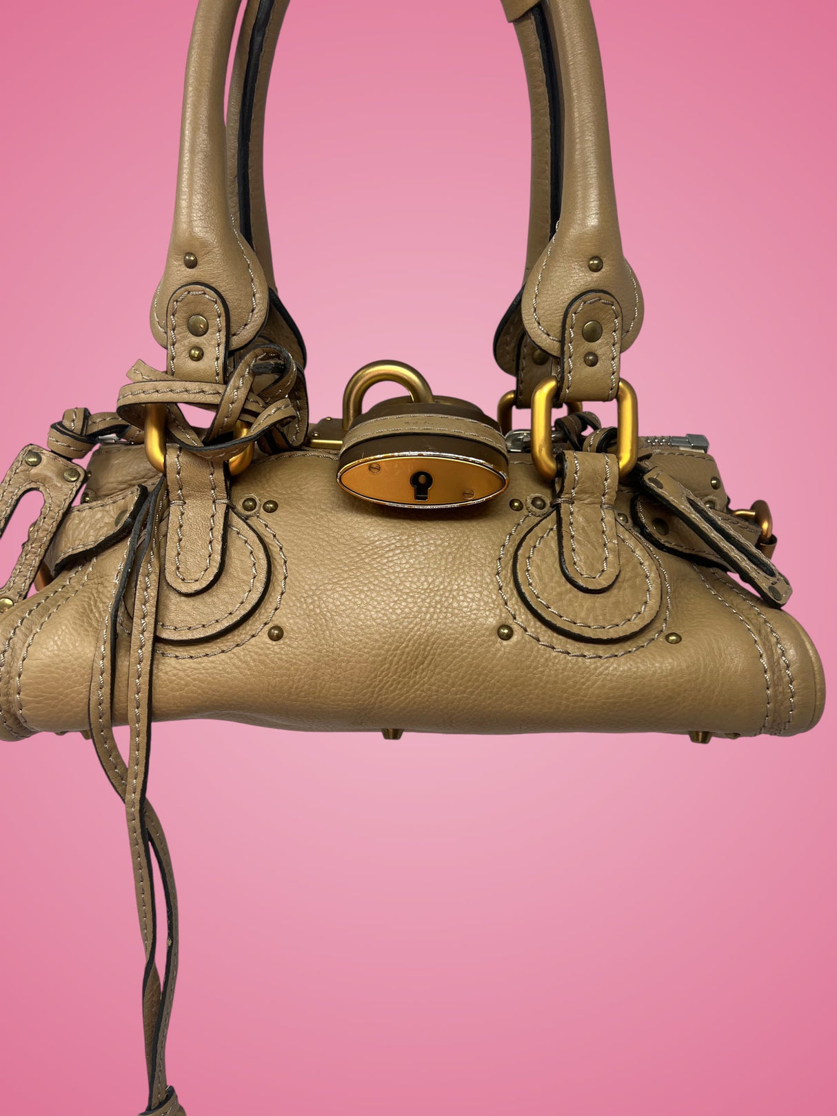 Chloe Mini Paddington Brown Leather