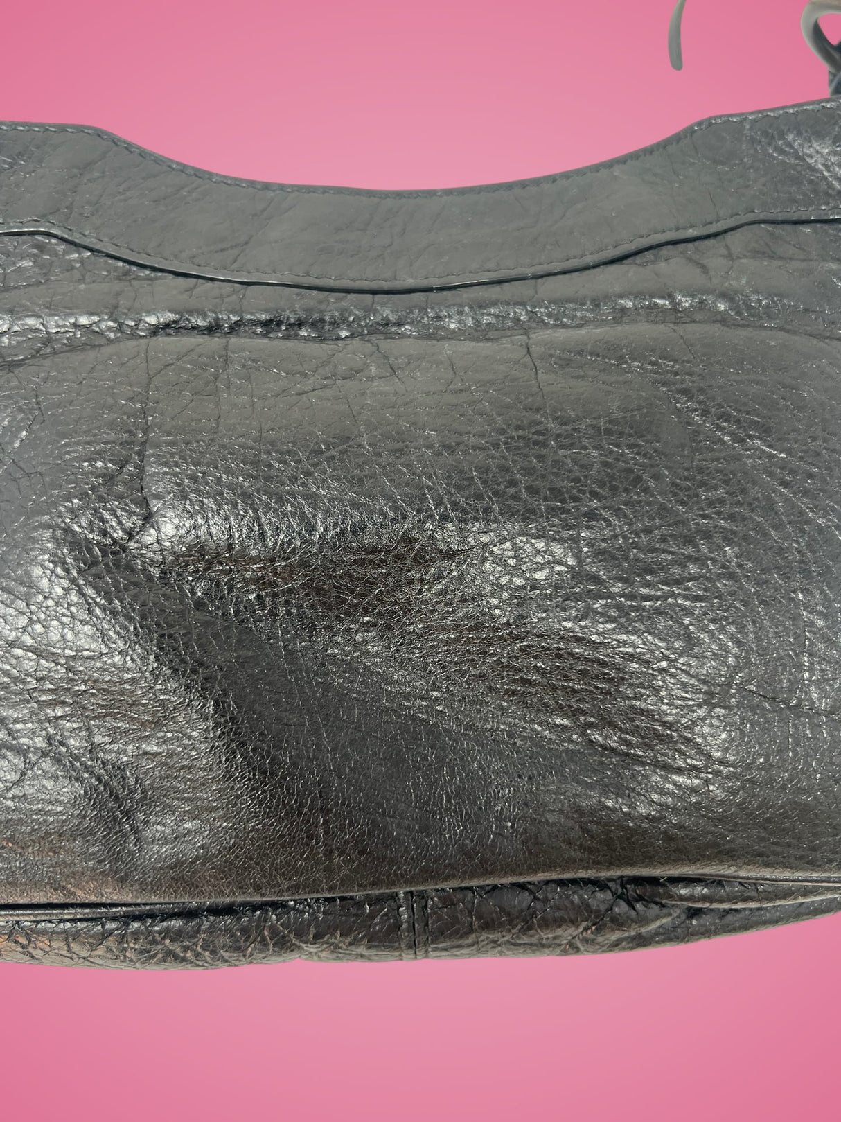 Balenciaga City Hip Bag Black Leather