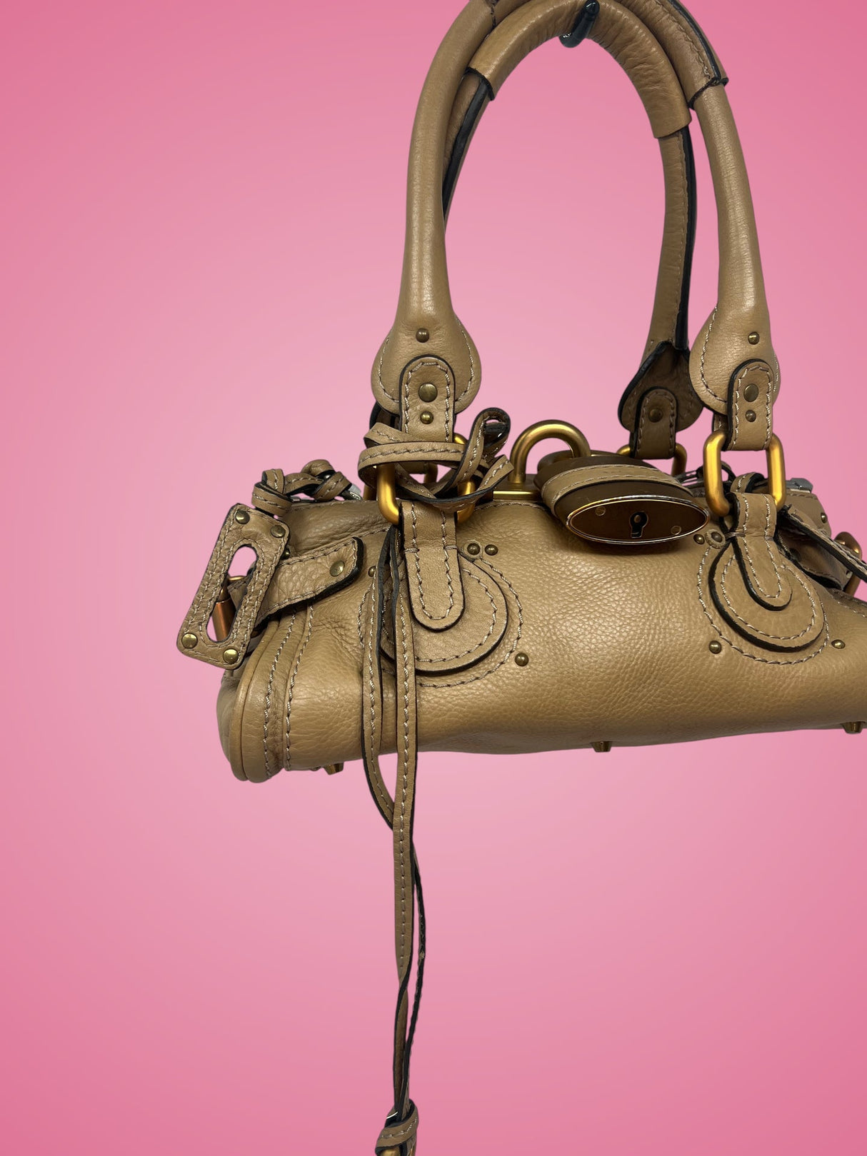 Chloe Mini Paddington Brown Leather