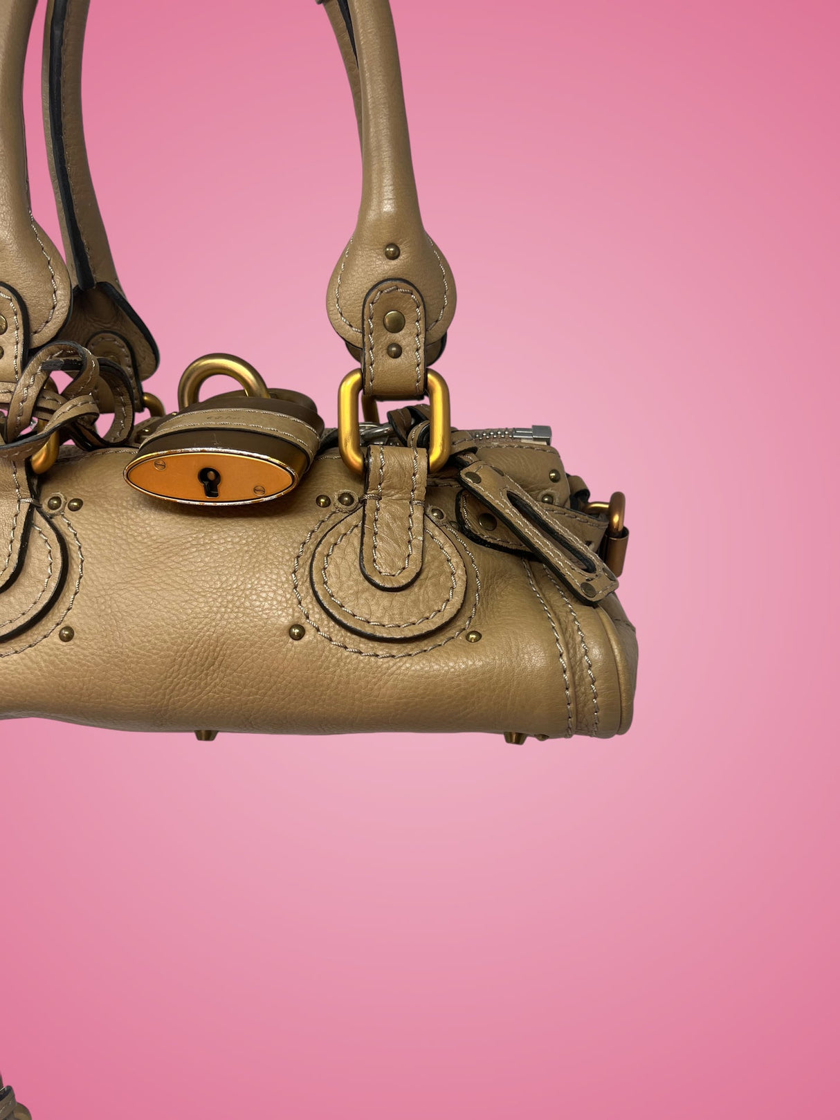 Chloe Mini Paddington Brown Leather