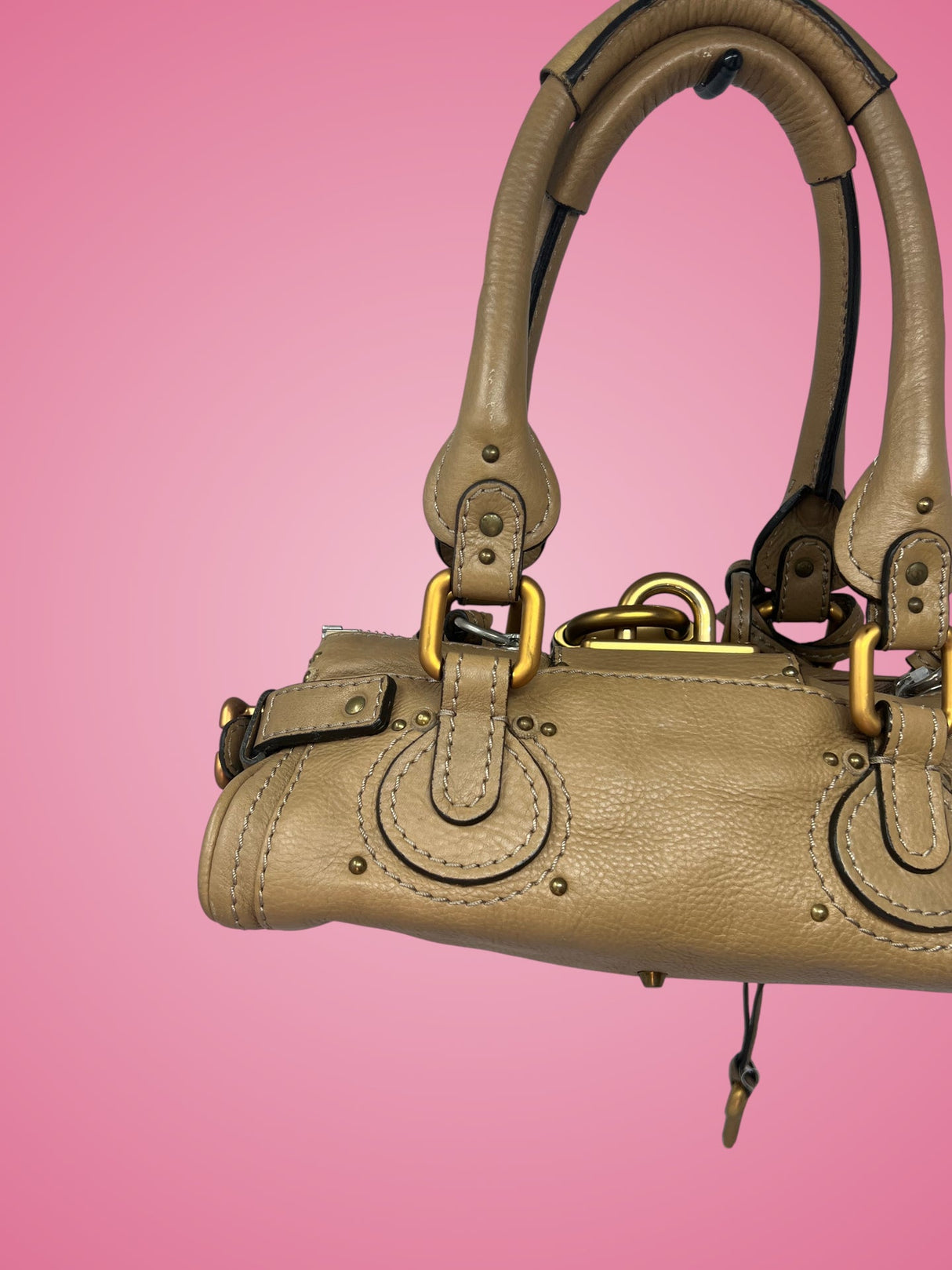 Chloe Mini Paddington Brown Leather