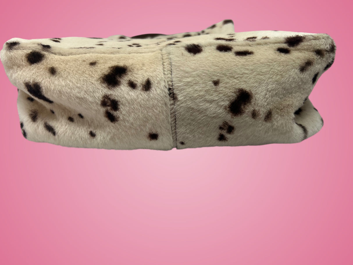 Fendi Mamma Baguette Pony Hair Dalmation Print