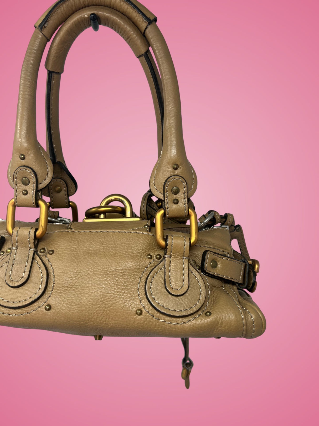 Chloe Mini Paddington Brown Leather