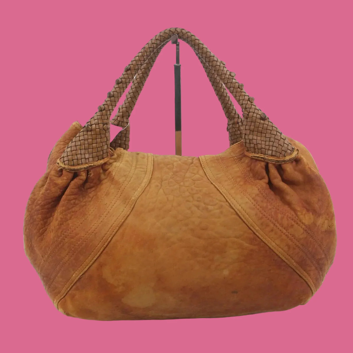 Fendi Spy Bag Brown Leather