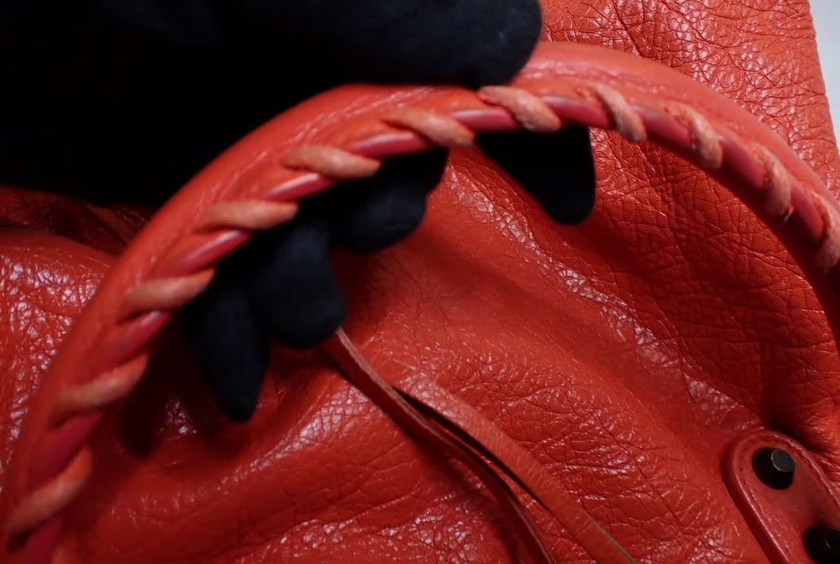 Balenciaga City Bag Orange Leather