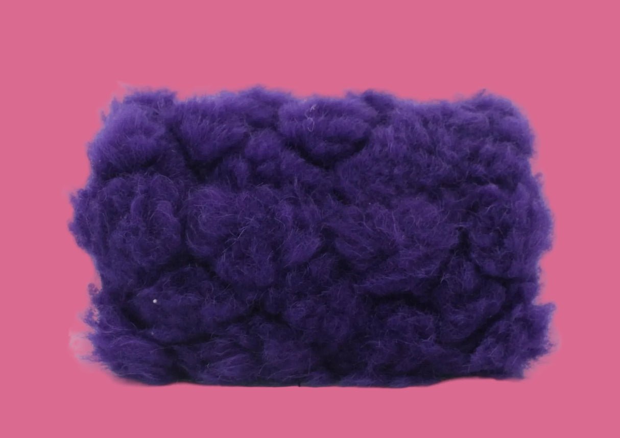 Chanel CC Chain Flap Bag Purple Fur