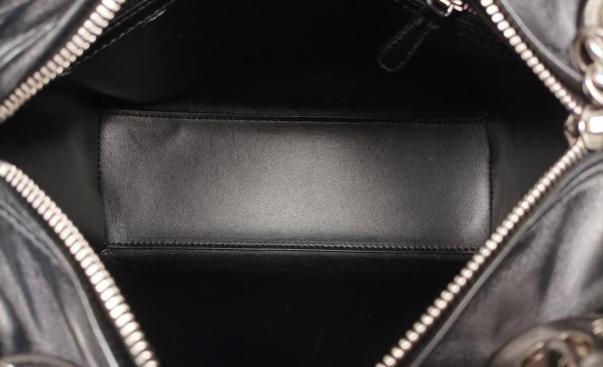 Dior Lady Pony Hair Leopard Print Handbag
