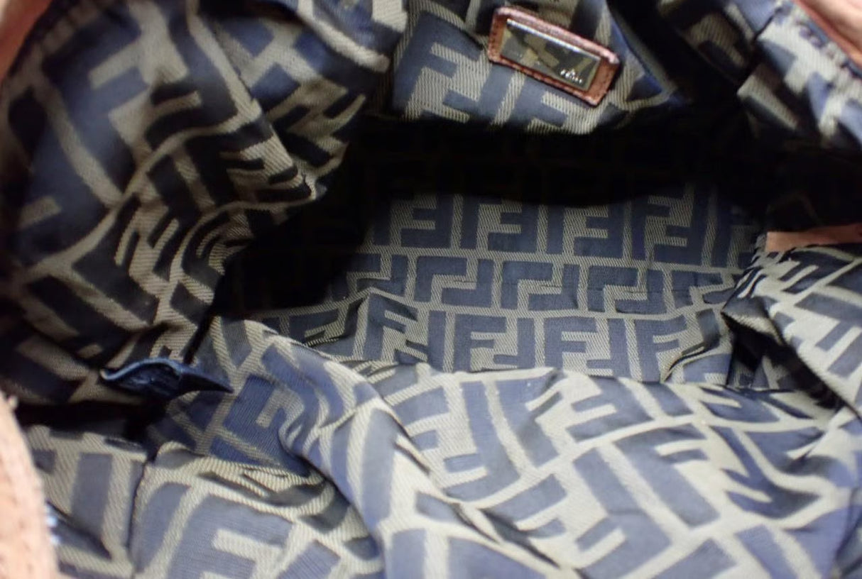 Fendi Spy Bag Brown Leather