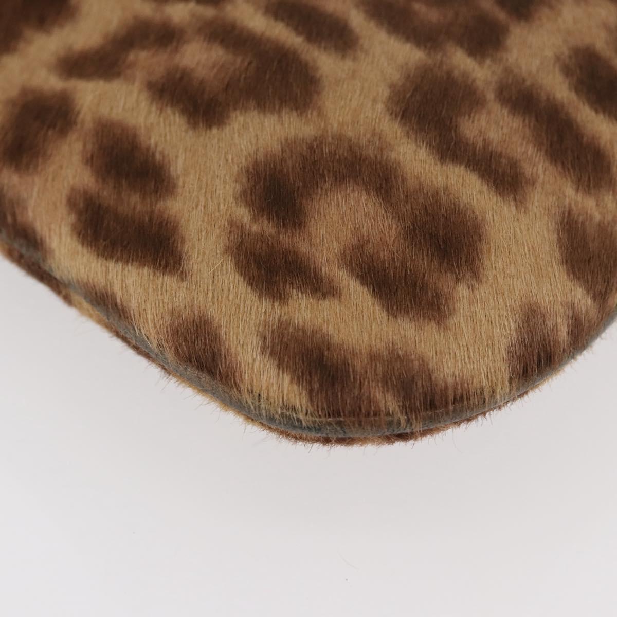 Salvatore Ferragamo Gancini Hobo Bag in leopard print pony hair