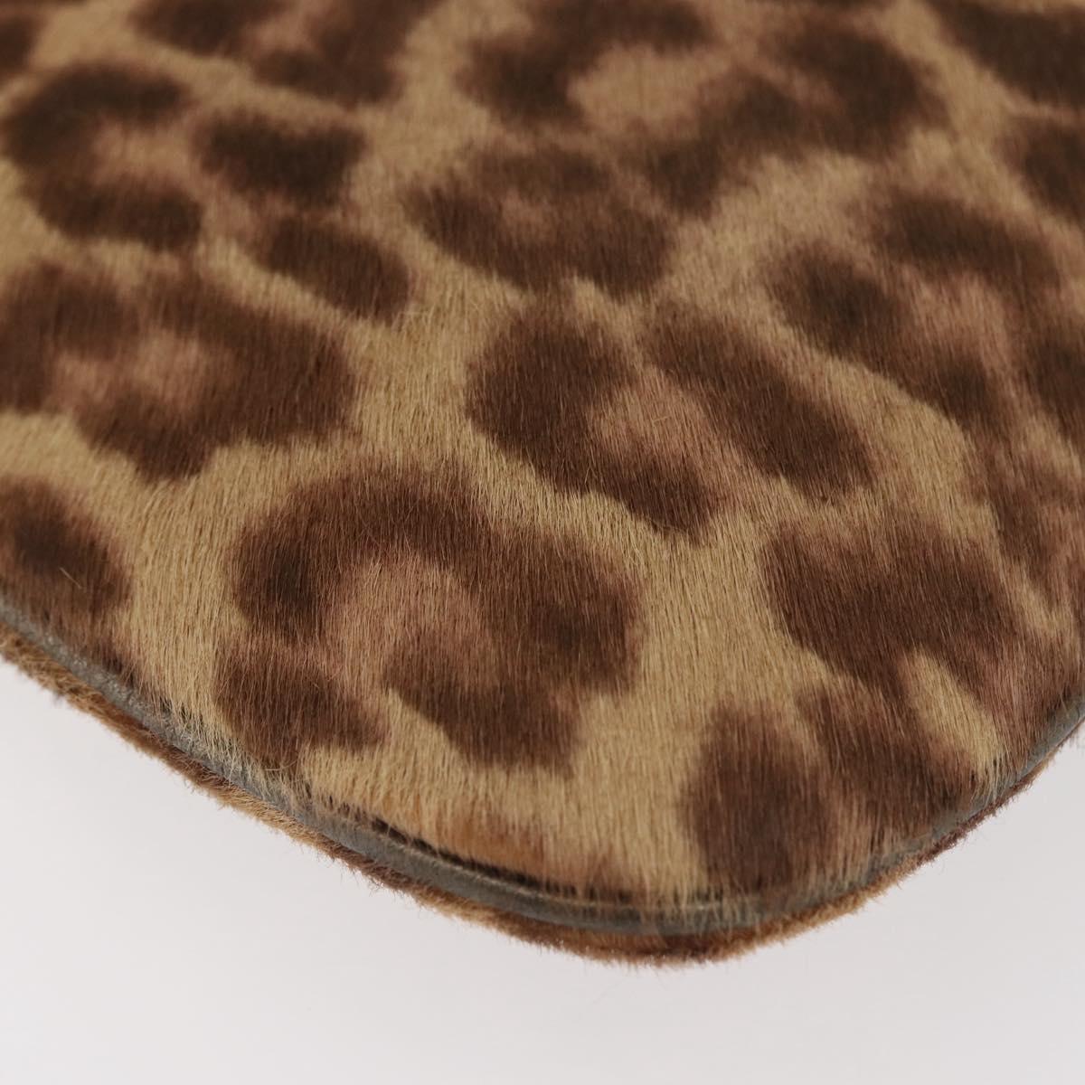 Salvatore Ferragamo Gancini Hobo Bag in leopard print pony hair