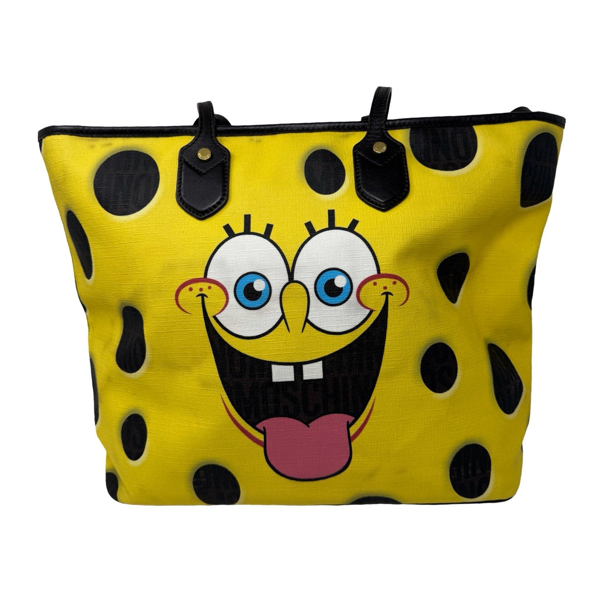 Moschino Spong Bob Square Pants Tote Bag