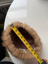 Vintage 100% mink light brown hat