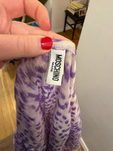 Moschino mare purple cheetah skirt TUV #8765432