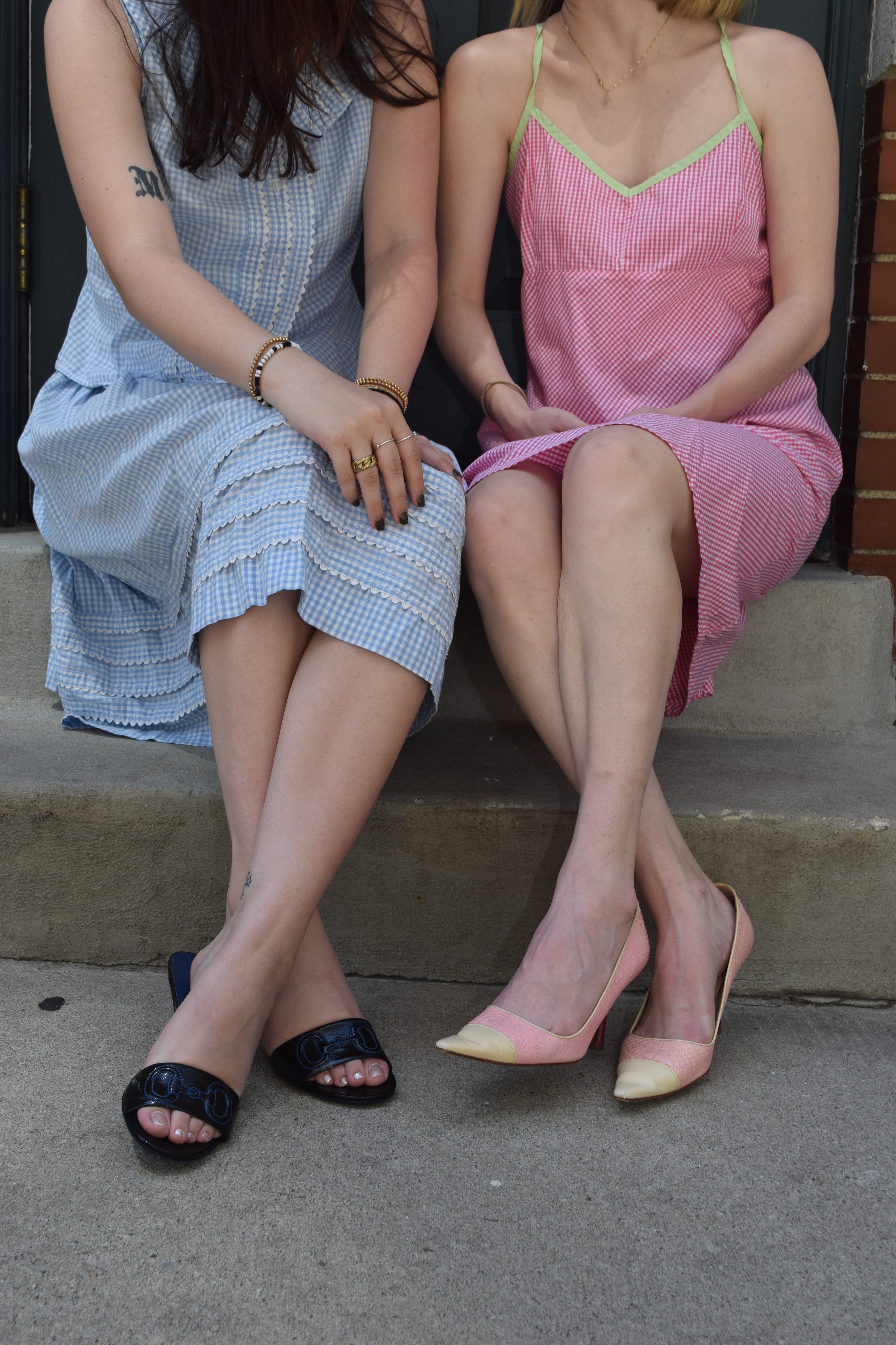 Pink Gingham Dress