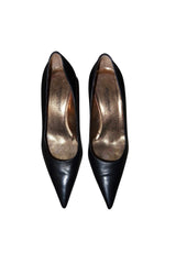 Dolce & Gabbana black leather pump heels (35.5)