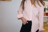 Brooks Brothers Sample button down pink pin stripe - size 6