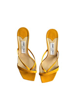 Jimmy Choo yellow flip flop heels (37)