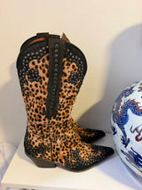 Donald J Pilner cheetah calf hair cowboy boots size 9.5 - TUV #221245