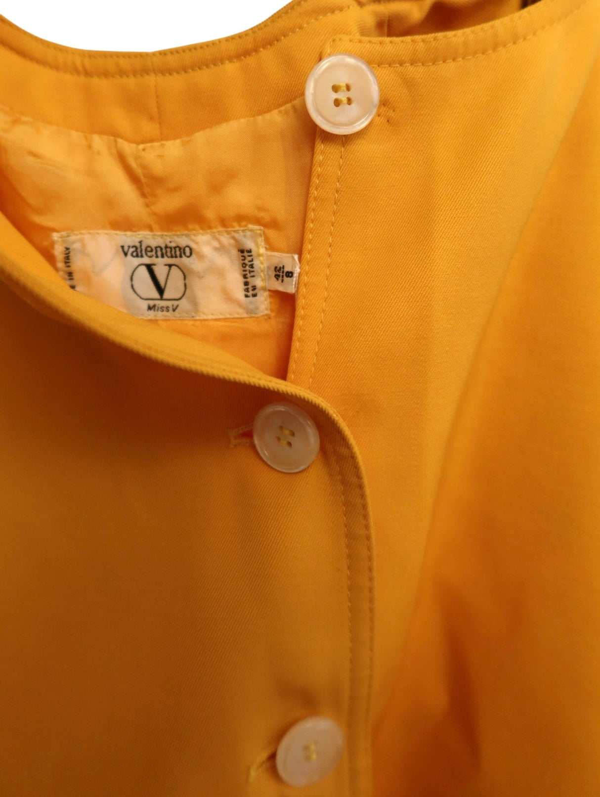 Valentino yellow blazer “as is” size IT42.