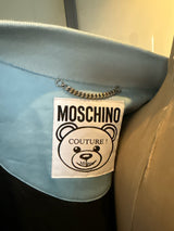 Moschino Playboy Baby Blue Bear Rabbit Bomber Jacket