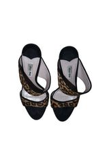 Miu Miu leopard ponyhair heels (35.5)