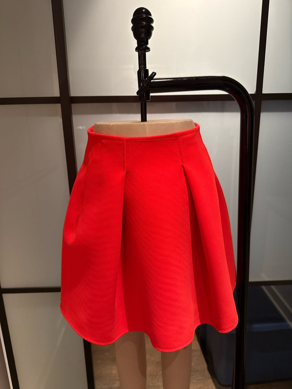 Kenzo Orange Full Skater Skirt
