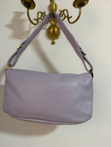 Authentic Vintage Valentino Garavani Spring/Summer 2004 Rhinestone Butterfly Lambskin Leather Shoulder Bag – Pastel Lilac